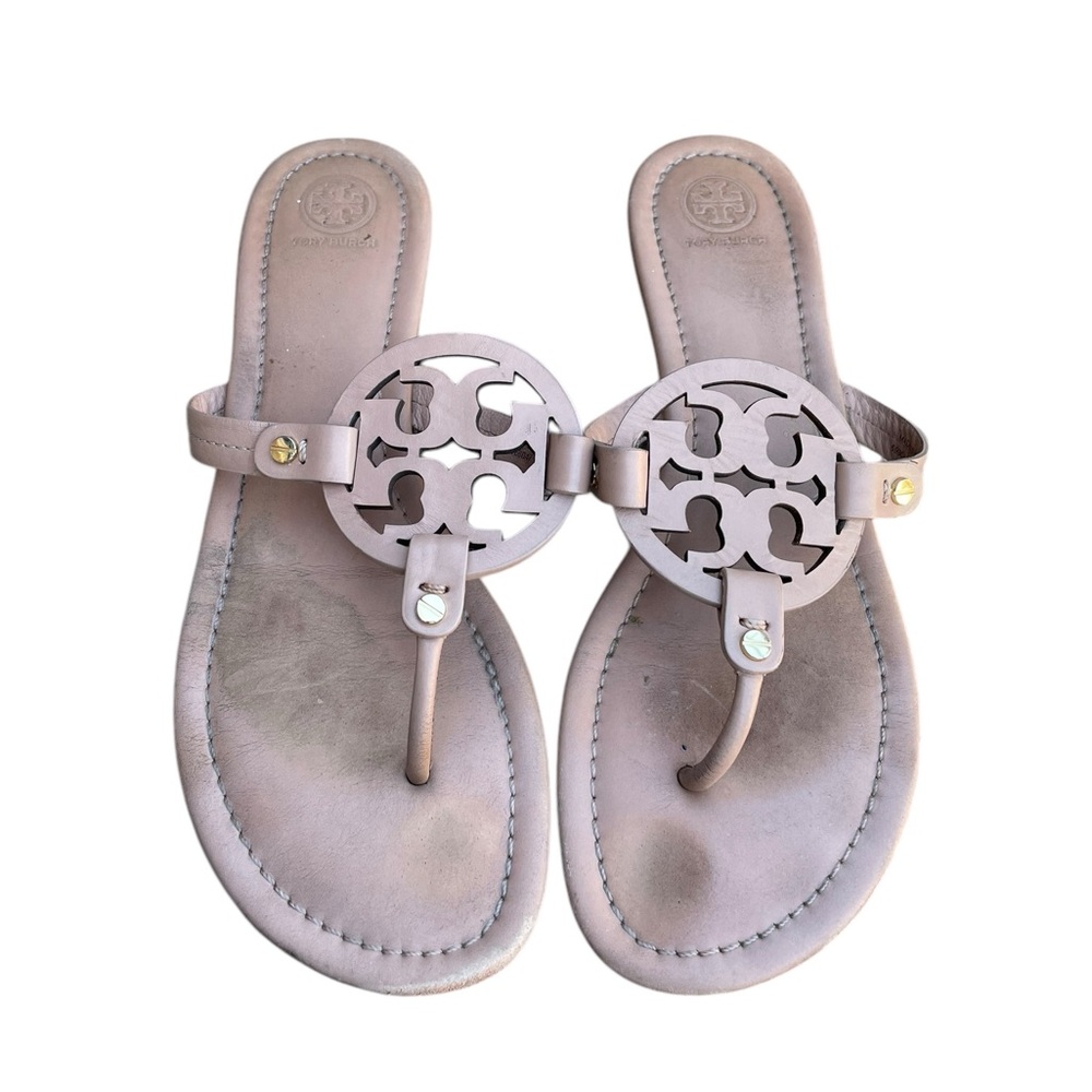 Tory Burch Miller Thong Sandals Make Up Nude